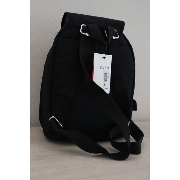 Kipling KI9450 Unisex Small Black Tonal Queenie Backpack - Picture 2 of 12